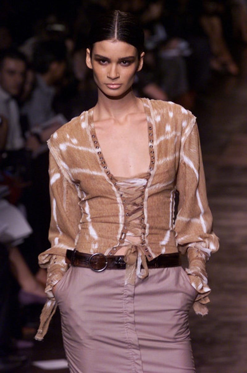 2002 Tom Ford Yves Saint Laurent Mombasa Top – Shrimpton Couture