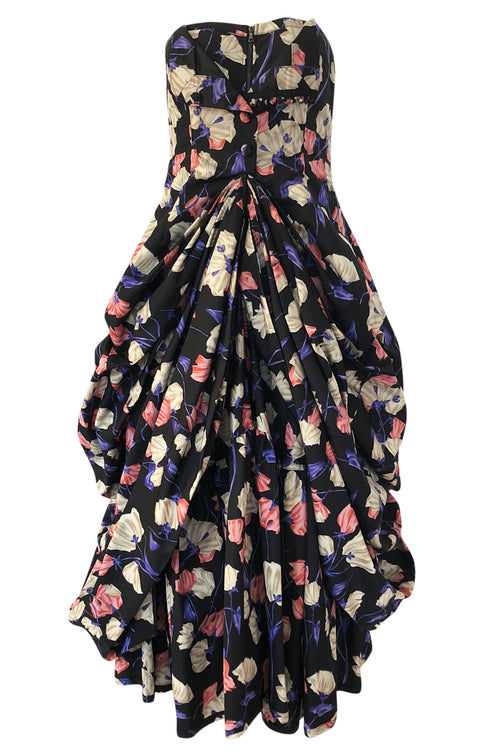 Iconic Resort 2008 Prada Runway & Ad Campaign Silk Floral Couture Dress