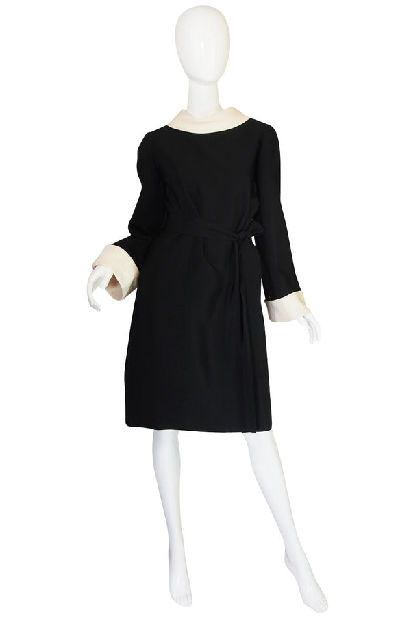 1960s Norman Norell with Removable Collar & Cuffs