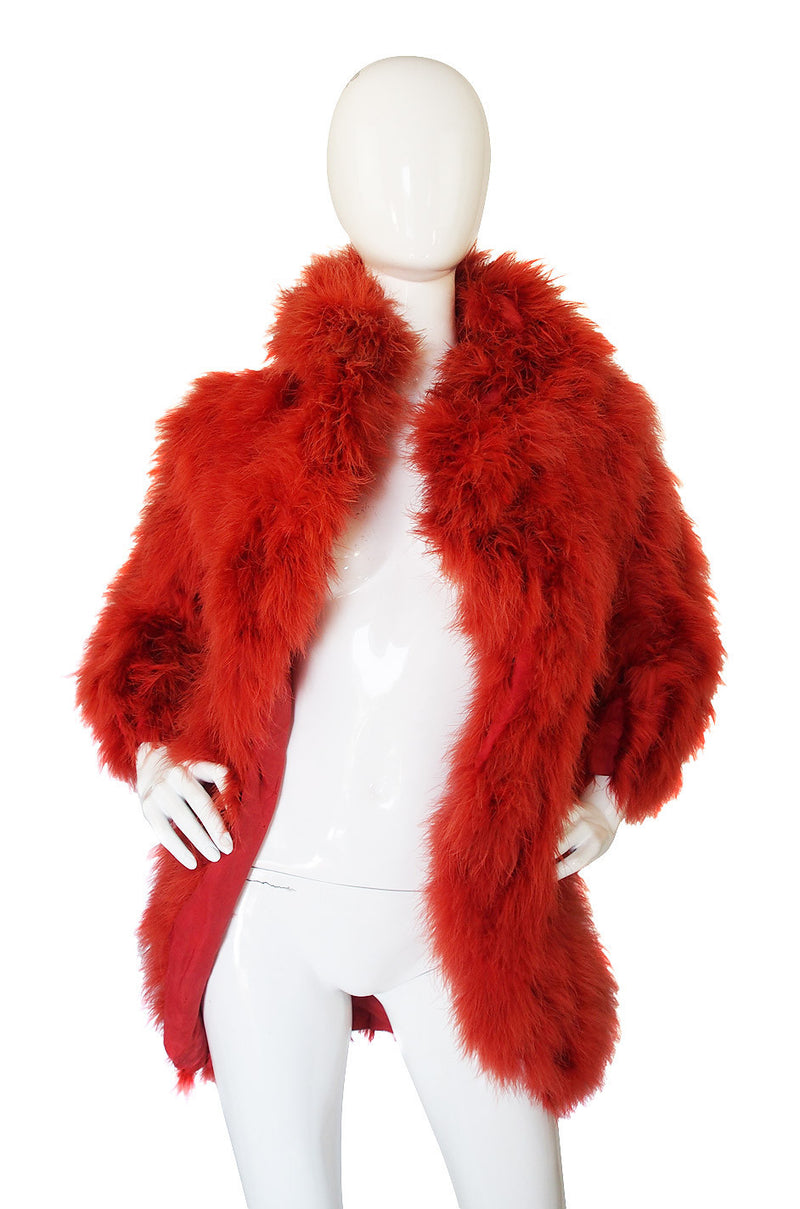 1970s Miss Dior Rare Feather Coat