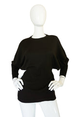 Rare 1980s Chocolate Azzedine Alaia Knit Sweater