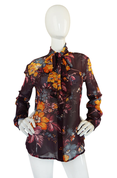 Recent D&G Dolce & Gabbana Chiffon Top