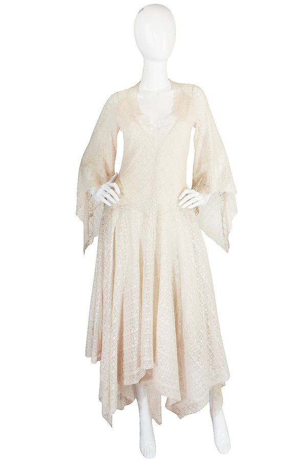 1970s Handkerchief Hem Giorgio di Sant Angelo Dress
