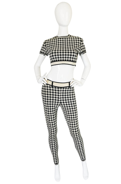 Spring 1991 Alaia "Tati"  Museum Held Crop Top & Leggings