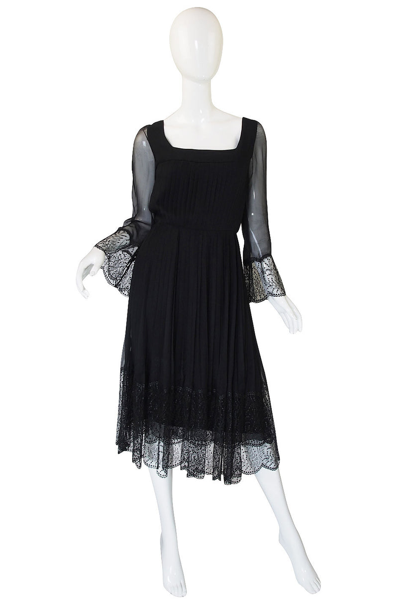 Rare 1960s Silk and Lace Jean Louis Dress – Shrimpton Couture