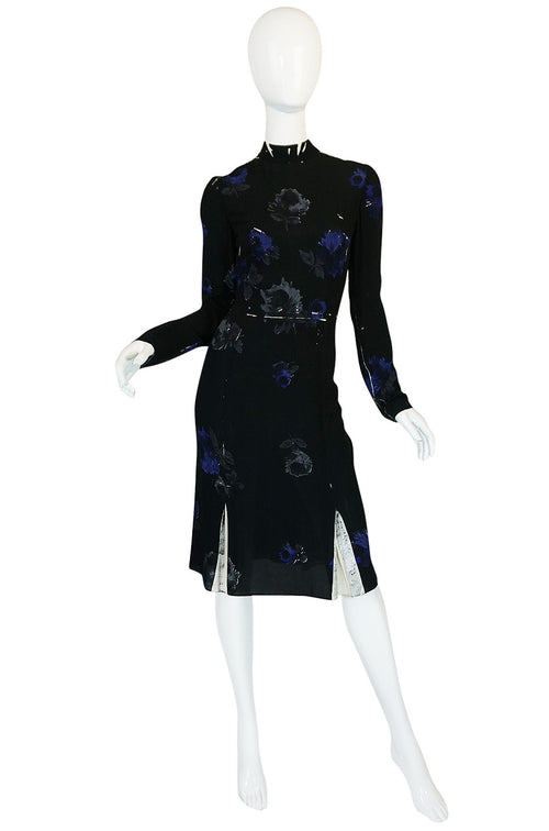 F/W 2005 Look #43 Runway Floral Silk Prada Dress