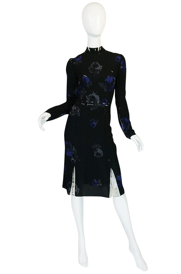 F/W 2005 Look #43 Runway Floral Silk Prada Dress