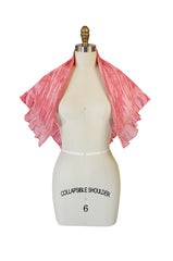 Rare 1960s Pale Pink Signature Pleat Sybil Connolly Wrap