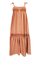 1960s Wallis Smock Finish Tented Loose & Easy Summer Dress
