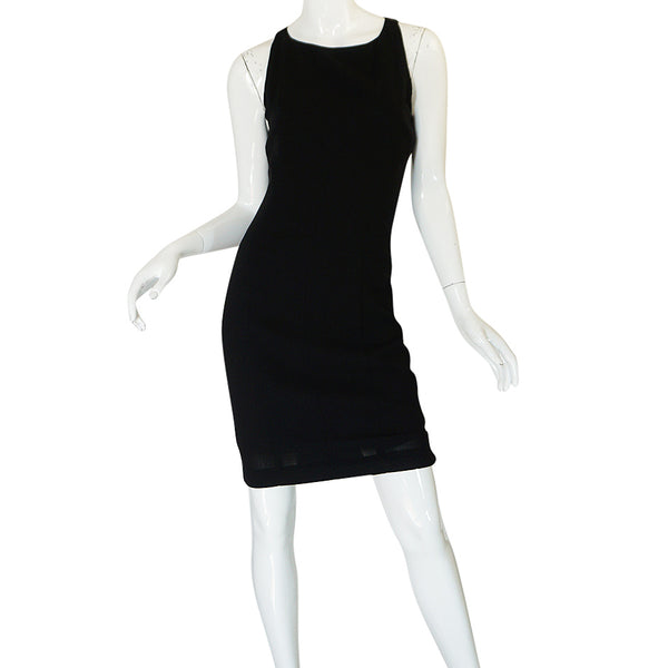 Fall 2006 Chanel Runway Little Black Fitted Stretch Dress