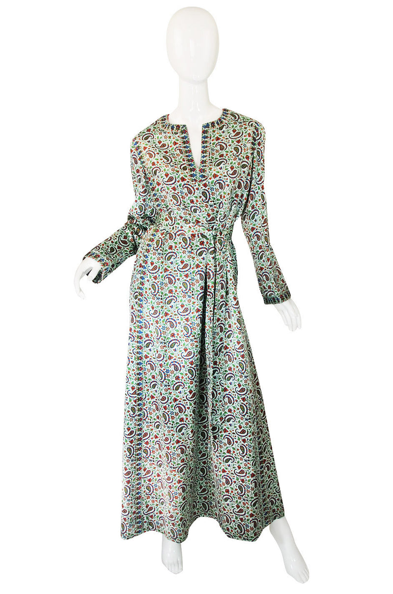 1970s Treacy Lowe Velveteen Caftan Dress – Shrimpton Couture