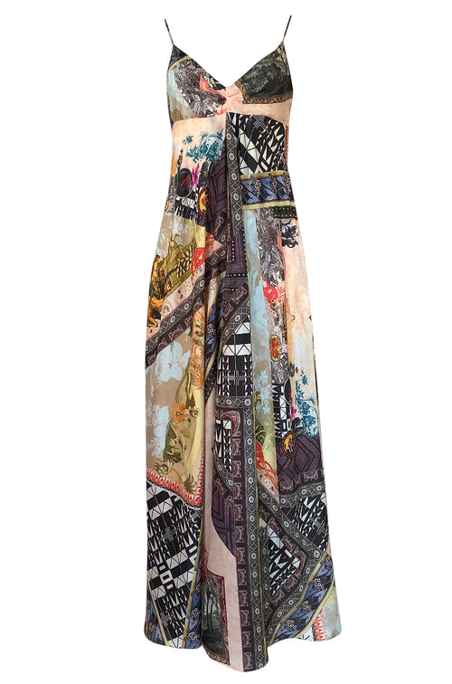 S/S 2006 Christian Lacroix RTW Runway Look 61 Silk Halter Dress