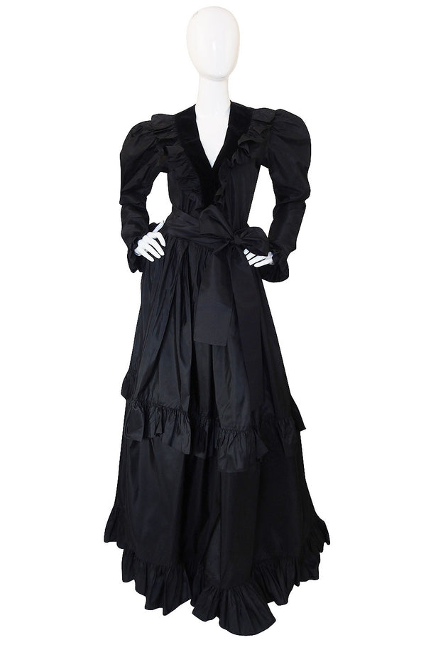 1978 Important Silk Taffeta Yves Saint Laurent Set