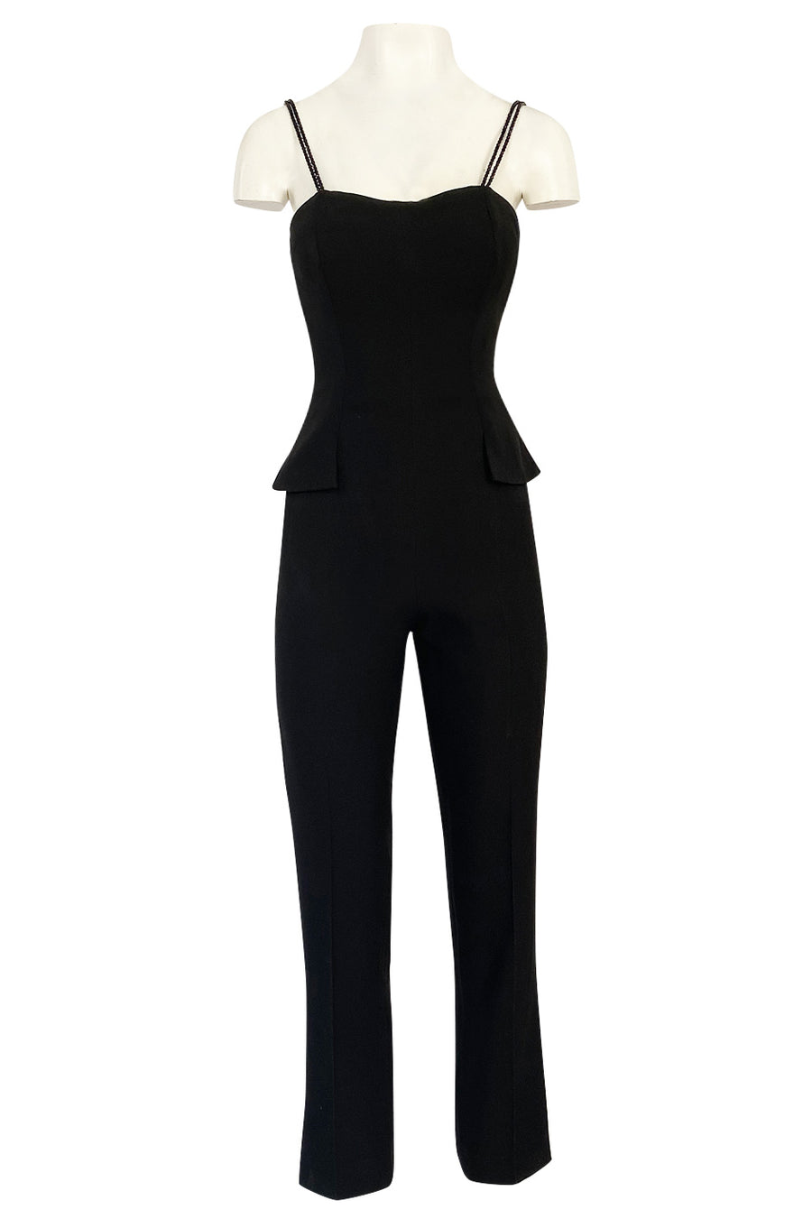 Pre-fall 1997 Christian Dior by Galliano Sleek Flared Leg Black
