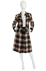 1960s Unlabelled Chanel Haute Couture Boucle Suit
