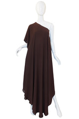 Rare 1970s Silk Grecian Jacqueline de Ribes Gown