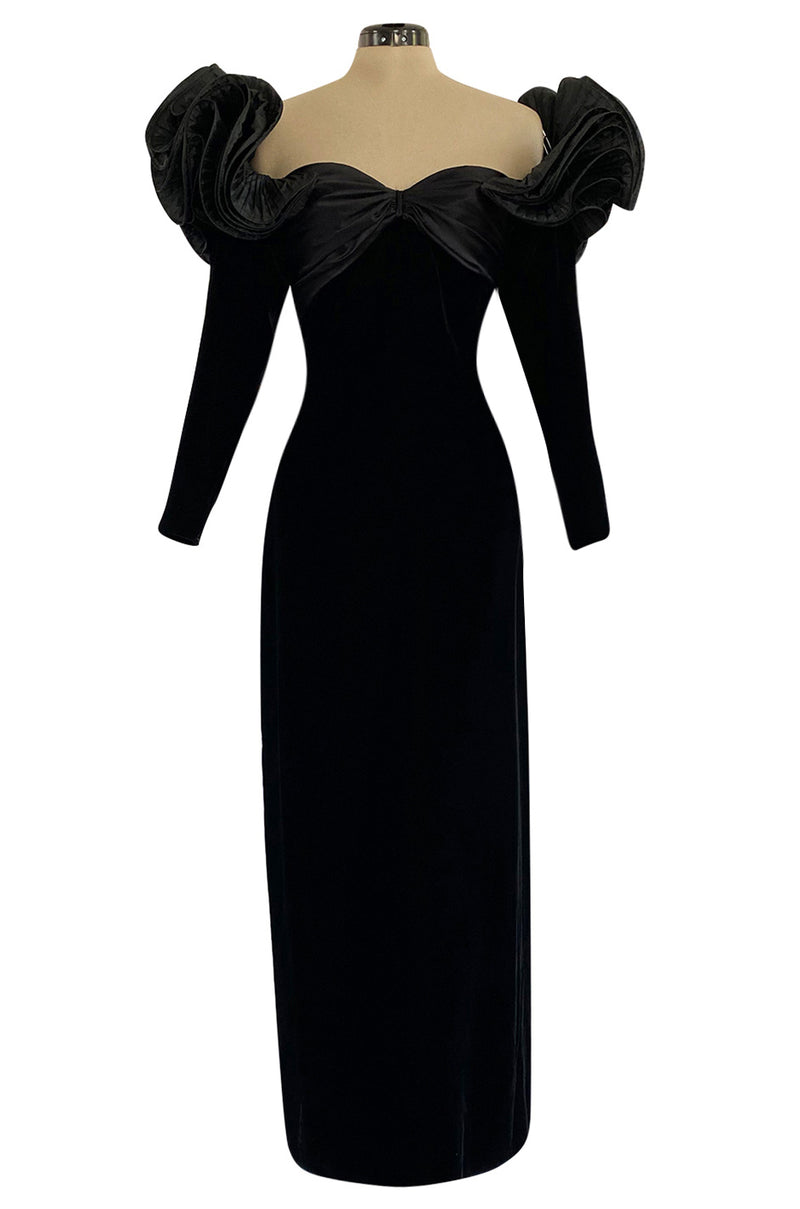 2000s Chanel Vintage long transparent black silk dress at 1stDibs