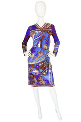 1960s Brilliant Printed Silk Jersey Emilio Pucci Dress