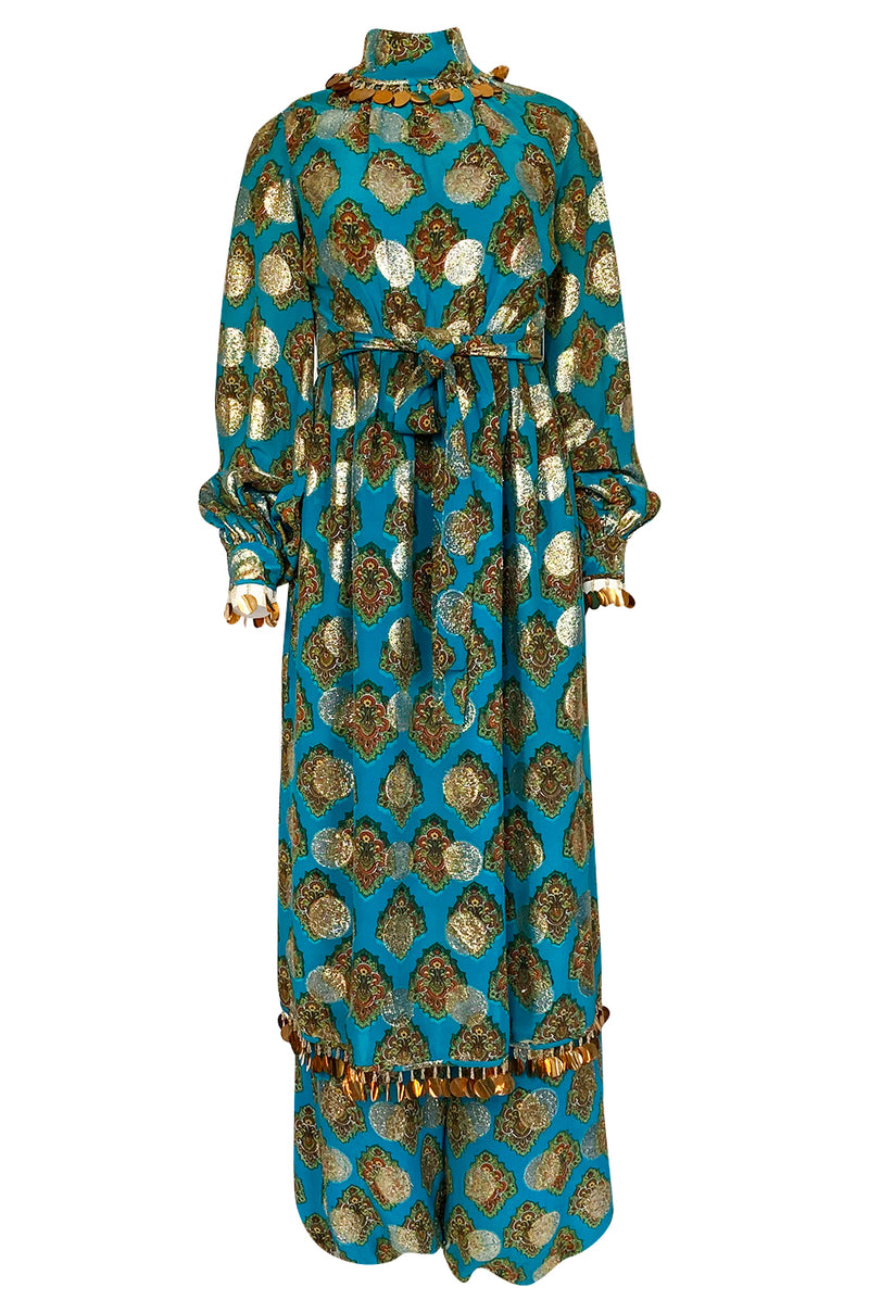 turquoise and gold dress LESY LUXURY Girls Turquoise Blue & Gold Lace Party Dress