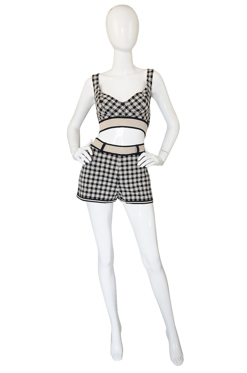 Spring 1991 Museum Held Alaia 'Tati" Short & Bra Top