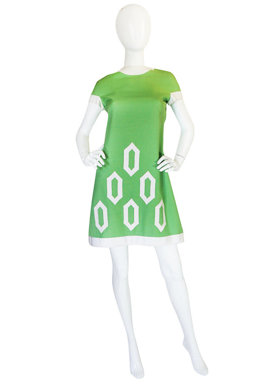 1969 Documented Pierre Cardin Runway & Ad Campaign Dress