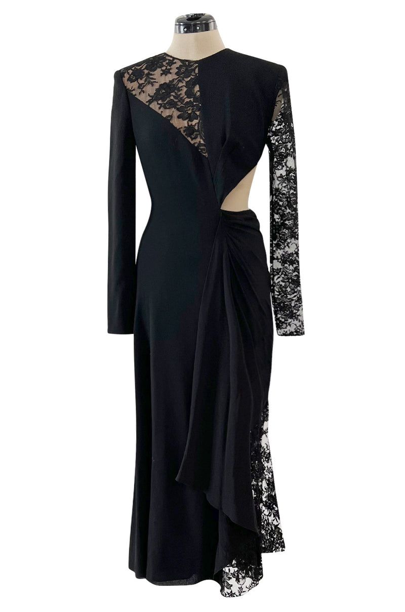 Givenchy black lace dress sale