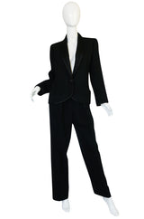 Iconic c1967 Yves Saint Laurent "Le Smoking" Tuxedo Suit