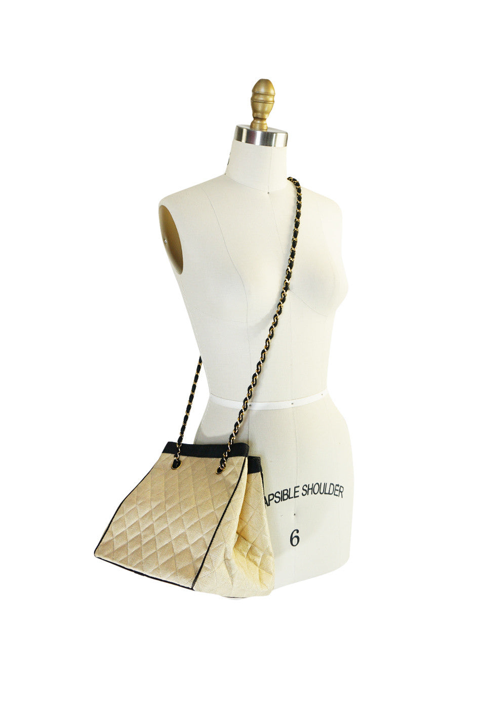 1991 Chanel Ad Campaign Logo Raffia Box Bag – Shrimpton Couture