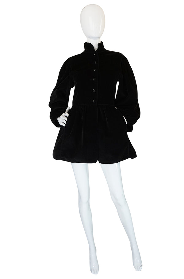 A/W 1976-1977 Yves Saint Laurent Corduroy Russian Collection Coat