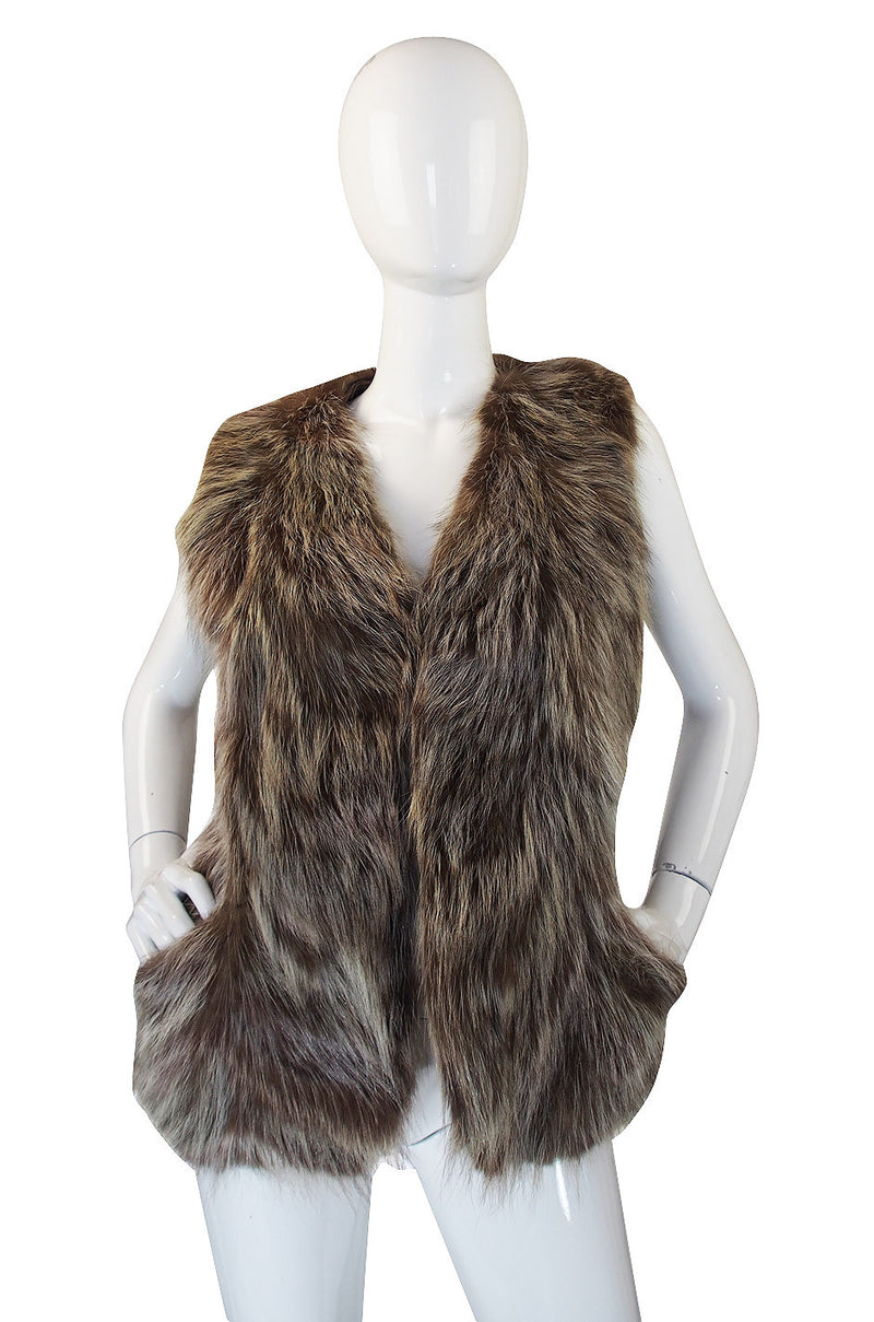 Hippie fur vest deals