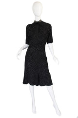 Rare 1940s Eisenberg and Sons Studded Dress
