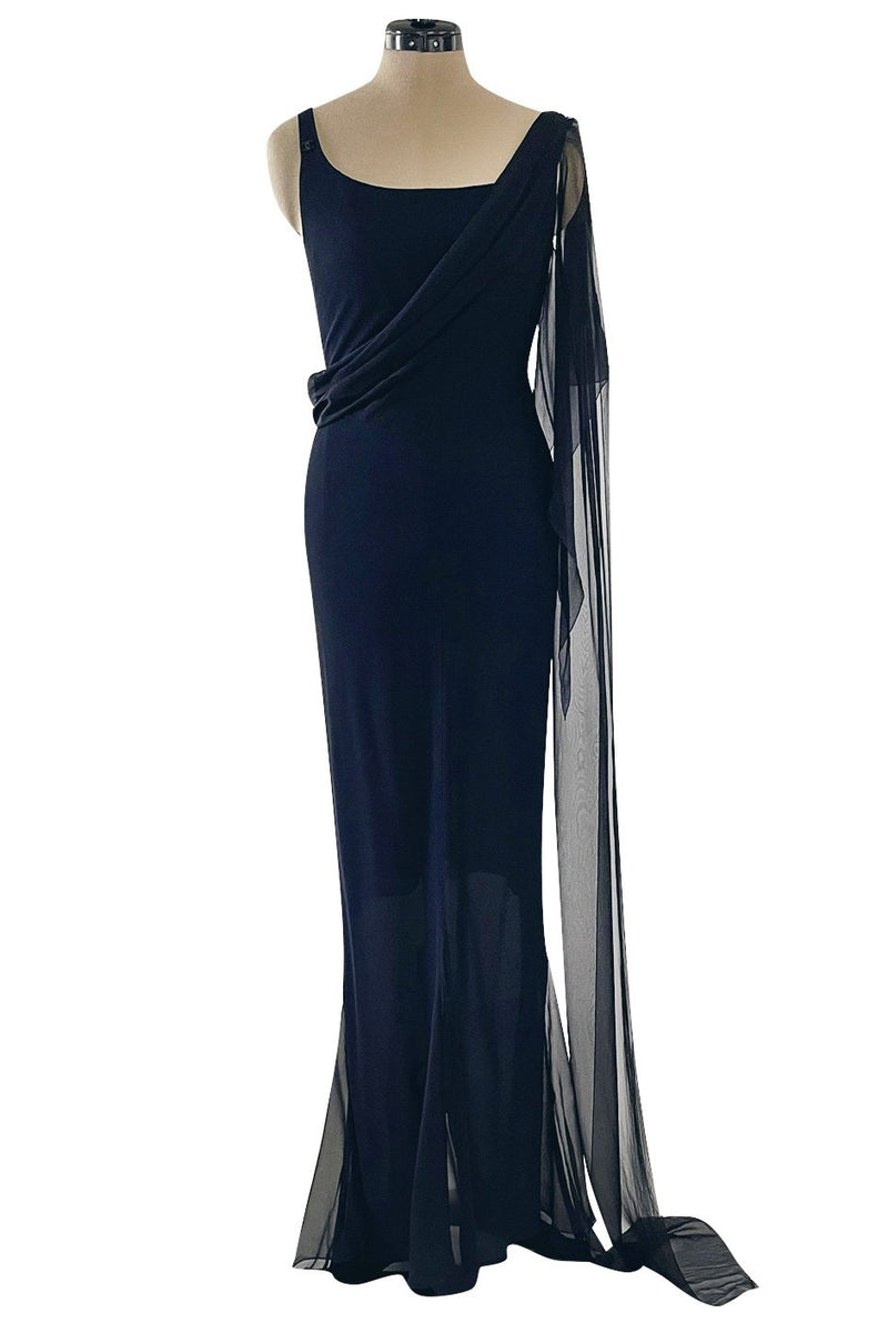 Fabulous 2002 Chanel Cruise Collection Stretch Jersey & Draped Silk Ch Shrimpton Couture Fabulous 2002 Chanel Cruise Collection Stretch Jersey & Draped Silk Ch Shrimpton Couture