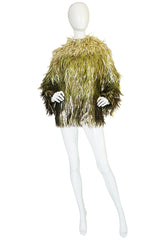 Museum Exhibited F/W 2000 Chloe Runway Plastic Feather Coat