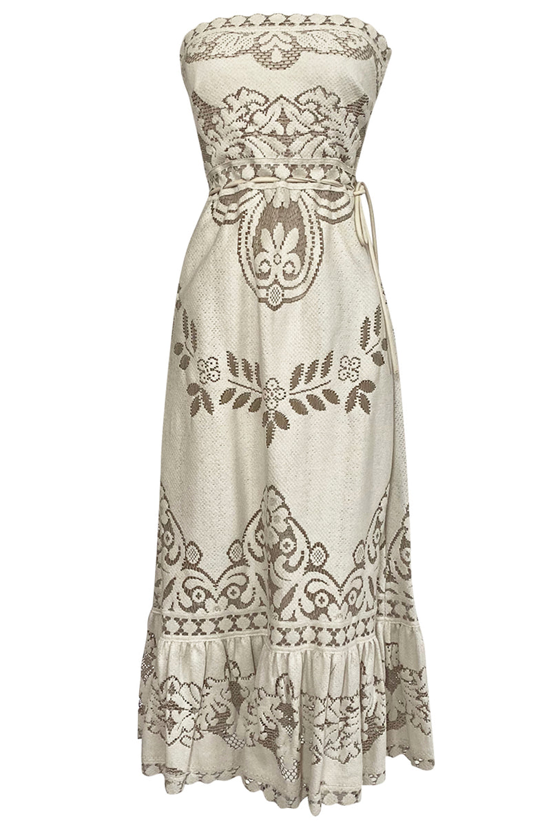 Spring 2012 Valentino Prettiest Strapless Cotton Lace Dress Shrimpton Couture Spring 2012 Valentino Prettiest Strapless Cotton Lace Dress Shrimpton Couture
