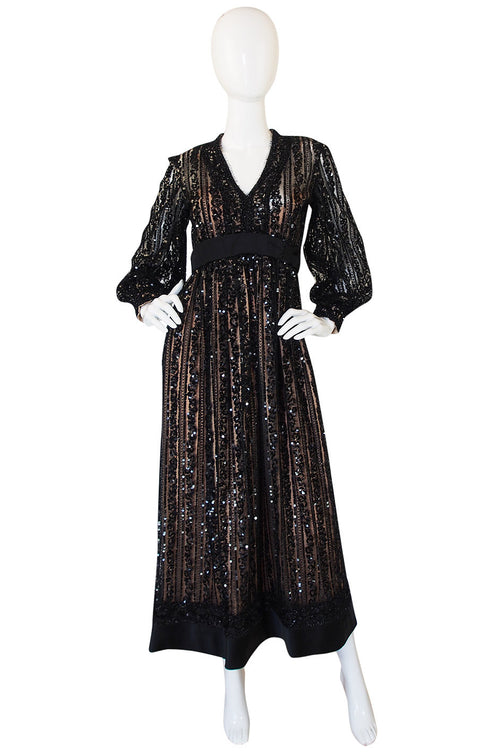 Exceptional 1960s Sequin Donald Brooks Dress