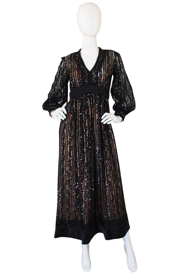 Exceptional 1960s Sequin Donald Brooks Dress