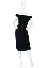 Extraordinary 1940s Ceil Chapman Attr Jersey Dress