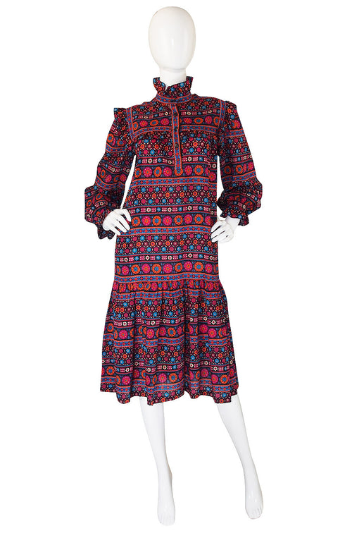 Fall 1977 Ad Campaign Yves Saint Laurent Dress