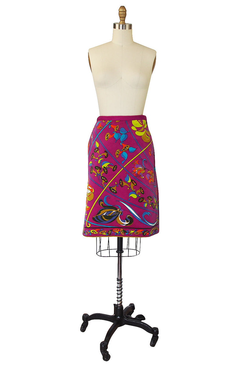 1960s Vibrant Emilio Pucci Velvet Skirt – Shrimpton Couture