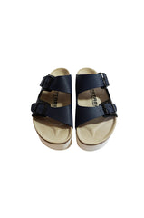 Limited Edition Navy Sacai Stacked Birkenstocks