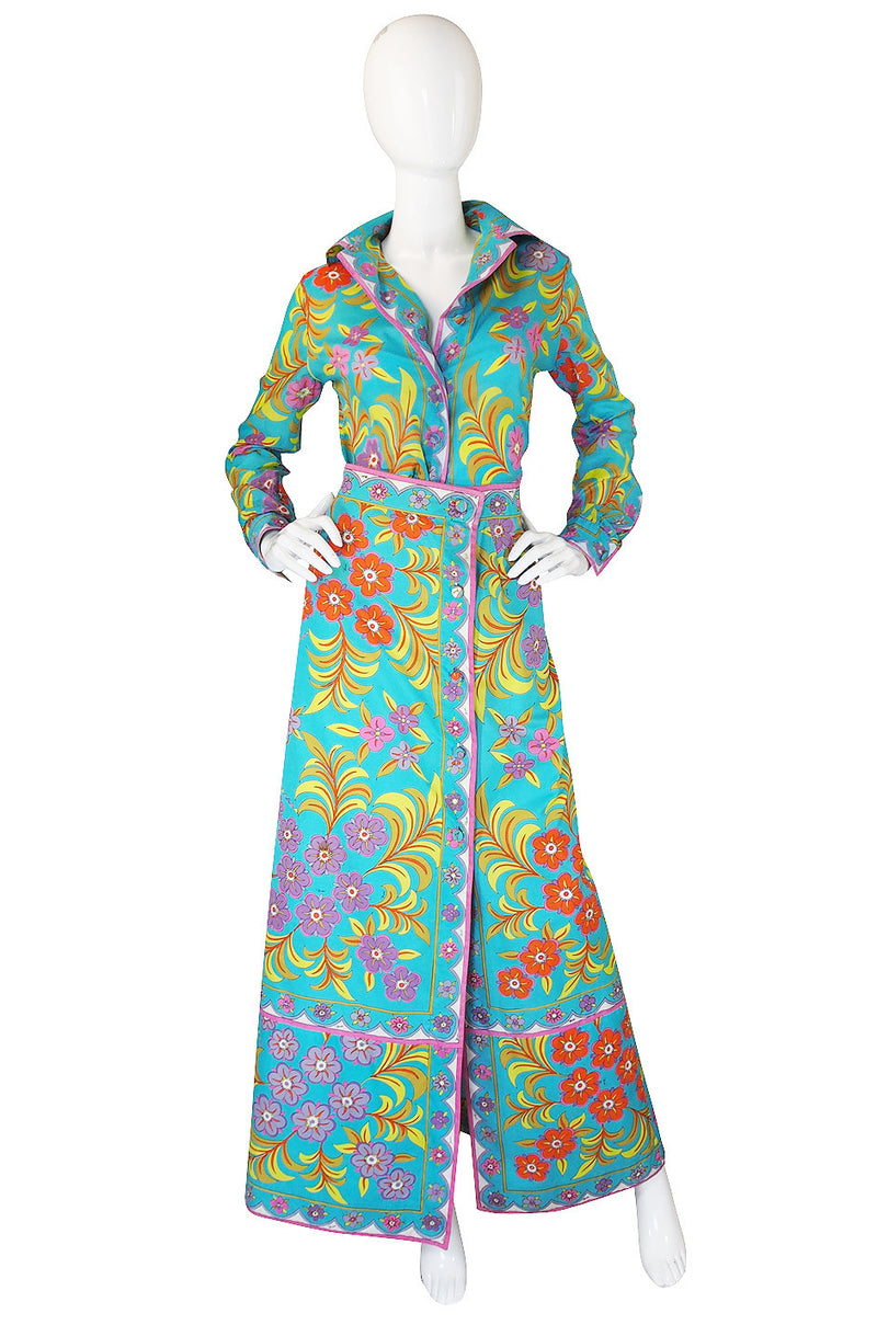 1960s Tropical Emilio Pucci Top & Skirt Set – Shrimpton Couture
