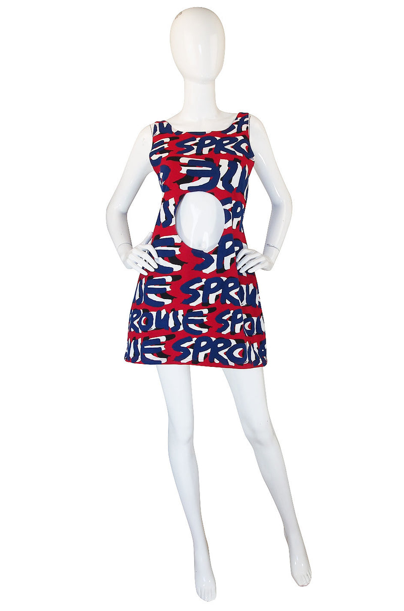 2002 Steven Sprouse Cut Out T-Shirt Dress – Shrimpton Couture