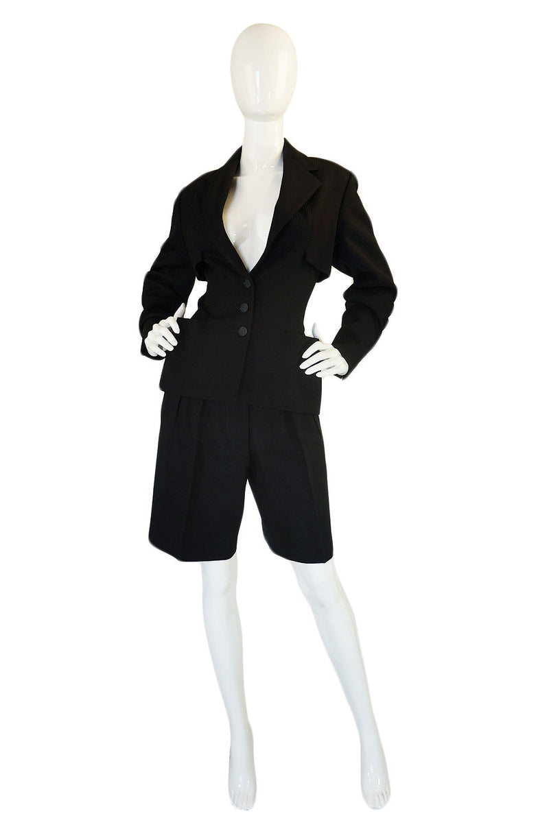 Fall 1990 Azzedine Alaia Jacket & Shorts Suit