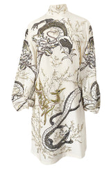 Spring 2013 Peter Dundas for Emilio Pucci Embroidered Dragon Dress