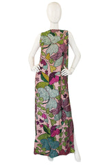 Incredible 1960s Sequin & Bead Maxi Dress