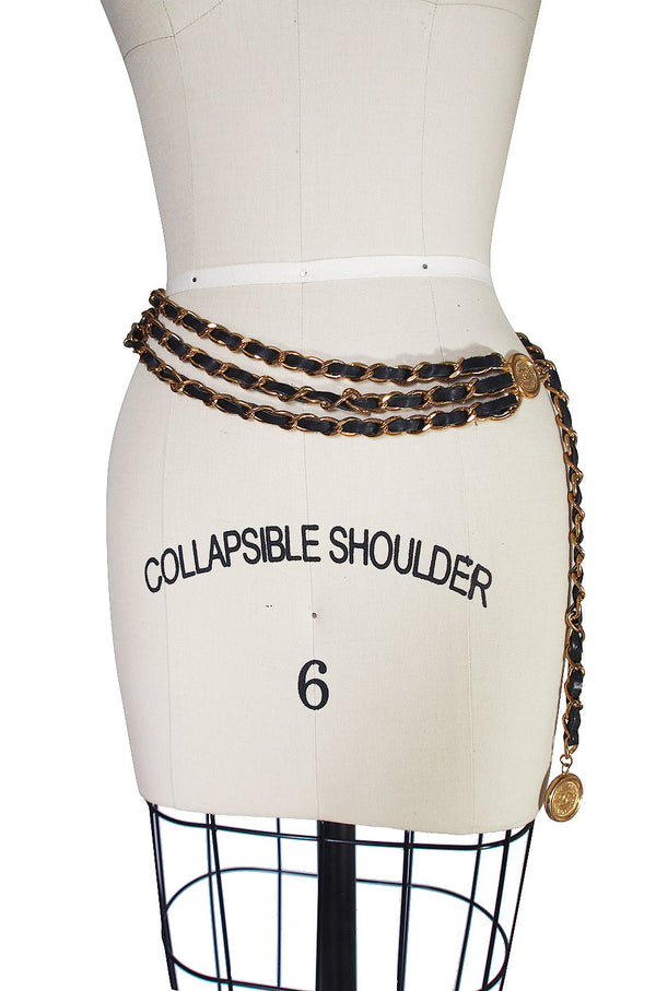 1990s Chanel Medallion Chain Belt