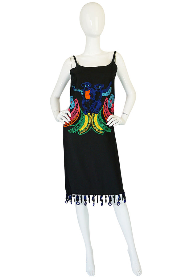 Look 29 S/S 2011 Prada Runway Embroidered Monkey Dress