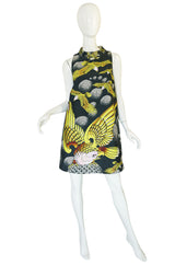 Recent Manish Arora Beaded & Sequin Eagle Print Dress