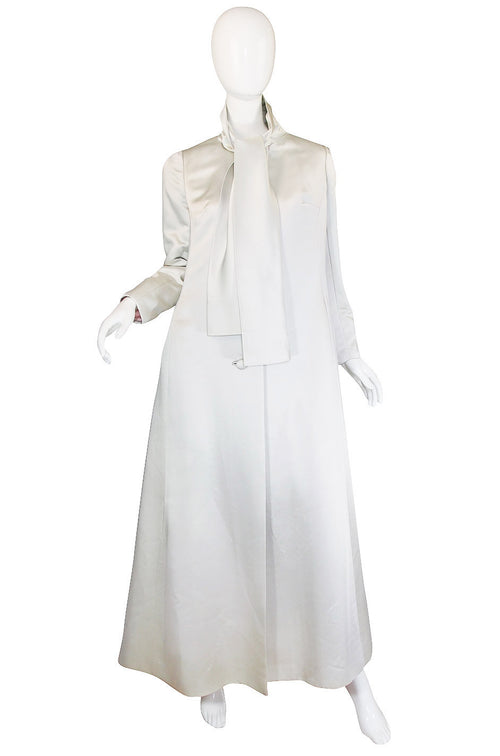 1960s Phenomenal Roger Freres Silk Opera Coat