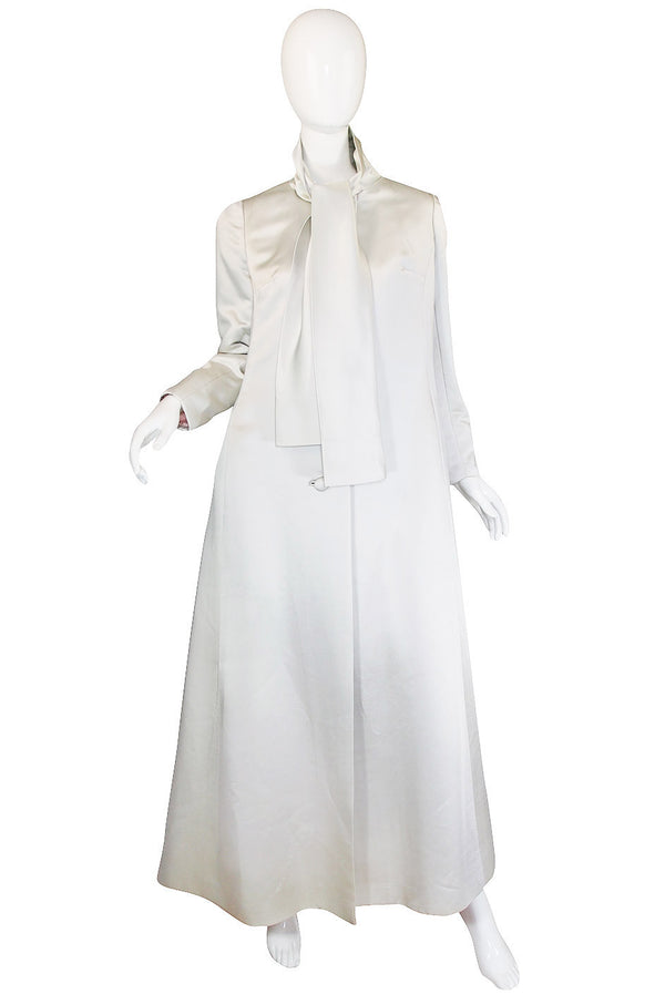 1960s Phenomenal Roger Freres Silk Opera Coat